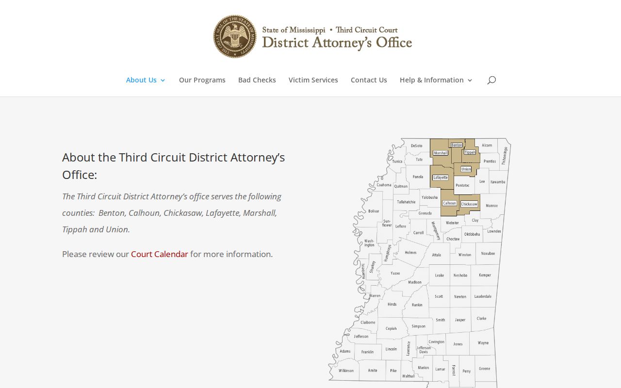 Union County criminal court dockets Third Circuit District Attorney service-area page